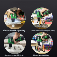 Perceuse au lithium à moteur sans balais 16V et 21V de haute qualité Perceuse à arme de poing rechargeable Petite perceuse sans fil 40N et 50N