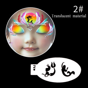 ลายฉลุเพ้นท์ตัวแบบใช้ซ้ำได้ ลายฉลุเพ้นท์หน้า ลายสักชั่วคราว ลายฉลุเพ้นท์ตัว - Product Image 4