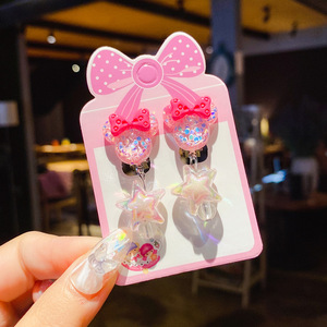 Clip para Orejas de Niños Estilo Coreano, Clip para Orejas de Bebé con Dibujos Animados, Sin Perforación, Aretes para Niñas, Regalo de Joyería para Niños - Product Image 5