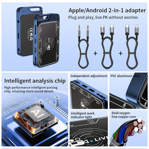 Convertitore di schede audio convertitore in diretta per Apple Android 2 in 1 adattatore di trasmissione Live di tipo C - Product Image 4