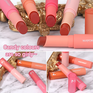 Maycheer 5 colores crema vegana lápiz labial de <span class=keywords><strong>alta</strong></span> calidad mejor cosmético suave <span class=keywords><strong>Natural</strong></span> barato lápiz labial mate cosméticos - Product Image 5
