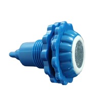 Diffuseur d'air rond en plastique écologique pour poissons et fruits de mer, diffuseur d'oxygène à bulles fines pour l'aération des aquariums