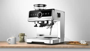 Machine à café expresso intelligente à commande de température, en acier inoxydable, du grain à la tasse, à une touche - Product Image 2