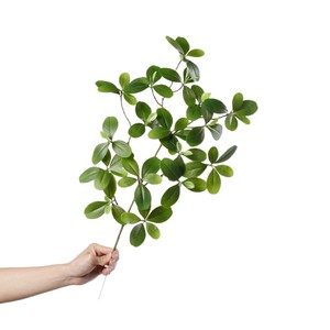 Feuilles artificielles de Schefflera Dream Castle, 30cm-100cm, en PVC, plante en forme de patte de canard, branche unique, pour décoration intérieure - Product Image 5