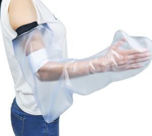 Für Seal cuff Wieder verwendbarer weicher Silikon-Ellbogen für Erwachsene Wasserdichte Guss abdeckung TPU-Material Dusch hülle Ozon Wasserdichter Guss schutz - Product Image 1