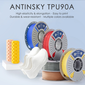 Antinsky TPU90A <b>3D</b> <b>Printers</b> High Elasticity Elongation Easy to PrintDurable Wear-resistant 1.75mm 1kg/roll Moulded High Quality - Product Image 4