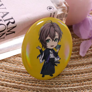 تخصيص دبابيس بتصميم الرسوم المتحركة، شارات معدنية يدوية الصنع كهدايا للطلاب بتصميم كرتوني - Product Image 1