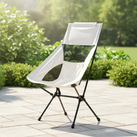 Chaise de camping moderne et durable, avec structure en fer, tissu Oxford résistant aux déchirures, portable, pliable, maille respirante, pour le voyage et la salle de sport