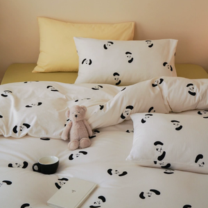 Bow in percale dệt bộ đồ giường thiết lập thoáng khí bền mềm mại thoải mái ấm rửa bông Ga Trải Giường - Product Image 4