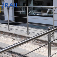 Système de garde-corps en câble d'acier inoxydable pour escaliers intérieurs, balustrade moderne avec fils horizontaux, durable, facile à installer