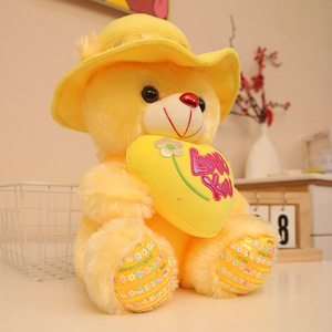 <span class=keywords><strong>Orsetto</strong></span> di peluche <span class=keywords><strong>con</strong></span> cappello da 30-60 cm, <span class=keywords><strong>orsetto</strong></span> di peluche <span class=keywords><strong>con</strong></span> <span class=keywords><strong>cuore</strong></span>, statuetta regalo all'ingrosso - Product Image 2