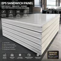 Panneau sandwich PU PIR pour isolation thermique, panneau mural et de toiture pour entrepôt, atelier, construction de bâtiments