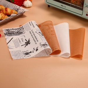 Double-Sided Silicone Coated <b>Parchment</b> Paper Rectangle General Purpose for <b>Baking</b> Pizza Cookies Sushi Sandwiches Heat Resistant - Product Image 5