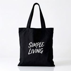 Bolsas de Tela de Algodón Natural Ecológicas Personalizadas con Cierre de Cremallera, Bolsa de Lona Ligera sin Estampado - Product Image 2