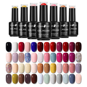 Muestras gratis 15ml Esmalte de uñas en gel Nude Pink White Uv Esmalte de uñas Etiqueta privada <span class=keywords><strong>144</strong></span> colores Soak Off Esmalte en gel de uñas - Product Image 2