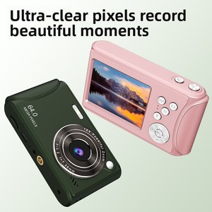 กล้องดิจิตอลสำหรับเด็ก 64MP ซูม 18 เท่า ความละเอียด Full HD หน้าจอ 2.7 นิ้ว ผลิตจากพลาสติกวิศวกรรม กล้องขนาดกะทัดรัดสำหรับเด็ก - Product Image 1