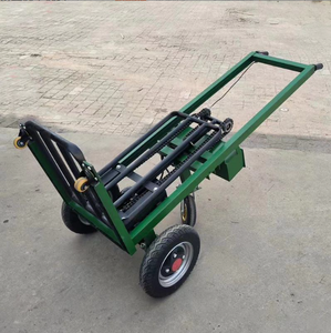 Kan Mensen Staan Lithiumbatterij Elektrische Tijger Auto Tegel <span class=keywords><strong>Trolley</strong></span> Om De Site Te Dragen Cement Transport Voertuig - Product Image 4