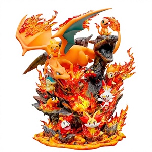Figurine d'action PVC EGG Super Large Fire <span class=keywords><strong>Dragon</strong></span> GK Anime Model Ornaments Wholesale pour la série Fire Family Bucket - Product Image 1