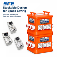 Boîte de distribution d'alimentation industrielle portable et étanche SFE personnalisée, boîte de jonction à 12/24/36 voies pour utilisation industrielle en extérieur