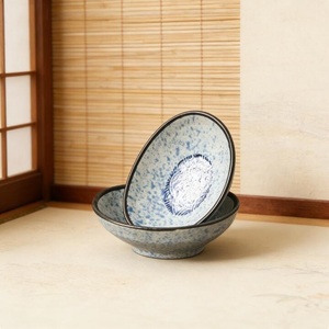 ชุดชามเซรามิกสไตล์ญี่ปุ่นย้อนยุคแบบ INS  รักษ์โลก สำหรับเสิร์ฟซุปและสลัด ดีไซน์นอร์ดิกแบบกำหนดเองได้ เหมาะสำหรับงานปาร์ตี้และอาหาร - Product Image 4