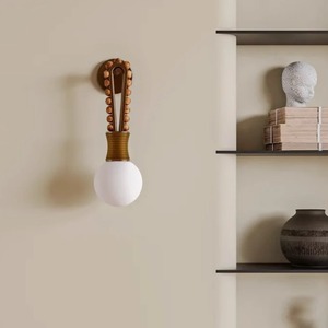 โคมไฟติดผนังสไตล์ฝรั่งเศส Bauhaus E27 LED 220V สวิตช์ควบคุมไฟทางเข้าห้องนอน - Product Image 2