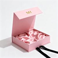 Vente en gros de luxe personnalisé Boîtes d'emballage en carton rigide aimantées à fermeture magnétique à rabat Insertion en soie