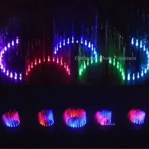 River Government Project Multi-colored Music Dancing Fountain Laser Light Show For Floating Lake