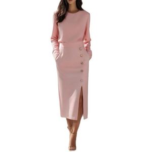 Vestido Camisero Chic Combinado con <span class=keywords><strong>Zapatillas</strong></span> Modernas para un Estilo sin Esfuerzo - Product Image 3