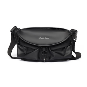 Sac de Poitrine Homme Multi-Poches en PU Imperméable – Sac à Bandoulière Unique Décontracté pour Voyage et Activités de Plein Air – Sac Bandoulière Tendance - Product Image 1