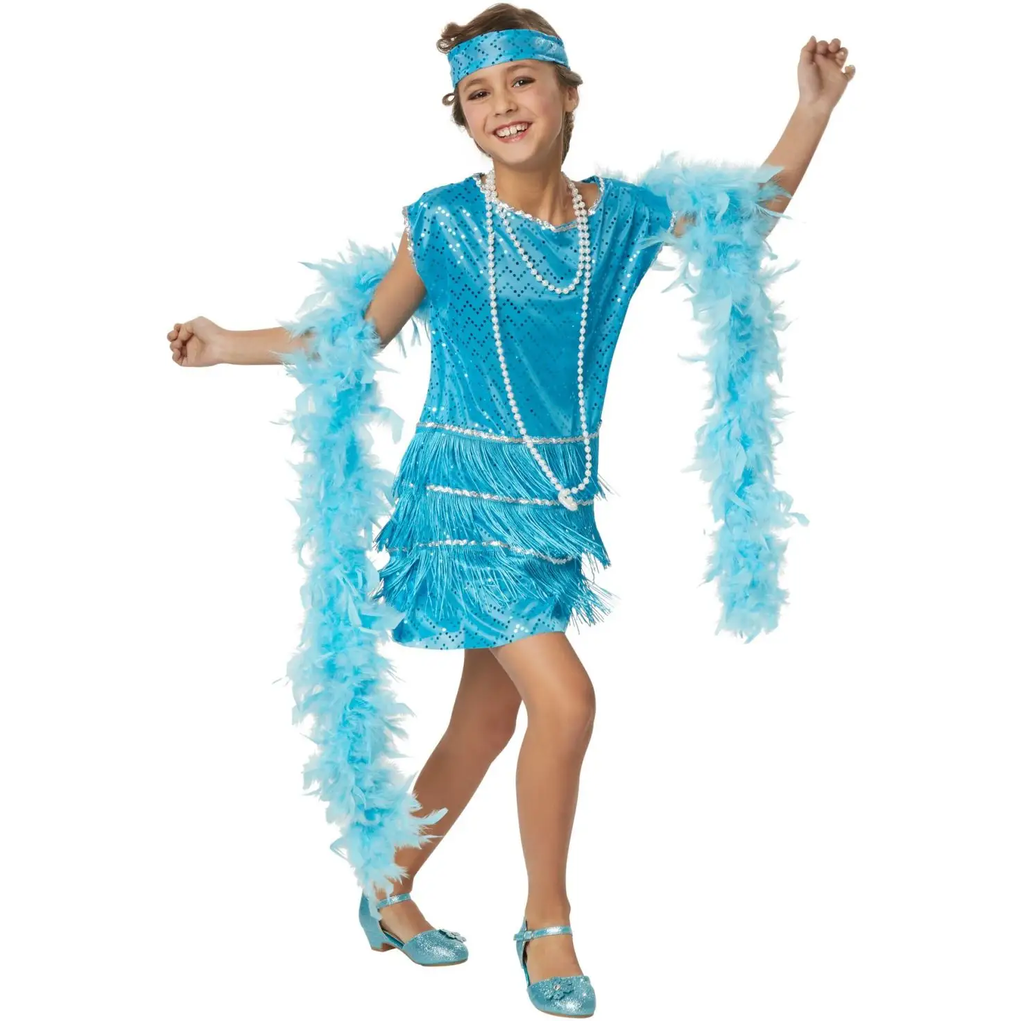 Best Sellers Children Holiday Luxury Costumes Kids Funny Party Halloween Blue Dress