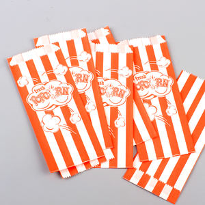 Fête Théâtre <span class=keywords><strong>Film</strong></span> Fête D'anniversaire Snack Papier Réutilisable Rouge Rayé Graisse Anti Popcorn Sacs - Product Image 6