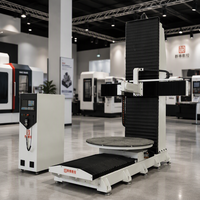 Routeur CNC vertical industriel 5 axes Rongchi en promotion pour la sculpture 3D de précision, le traitement du bois, de la mousse et des modèles d'ornements composites