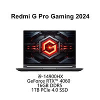 Nouveau design, ordinateur portable de jeu Xiao Mi Redmi G Pro 2024, 16 pouces, Intel I7 12 cœurs, RTX4060, clavier anglais, le plus économique, haut de gamme