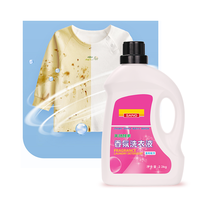 Détergent à lessive liquide écologique Sanvo, parfum naturel longue durée, super concentré, détachant pour vêtements