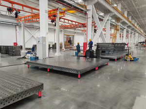 Bàn hàn có thể điều chỉnh chiều cao với kẹp cố định 1000x800mm Trạm Hàn - Product Image 3