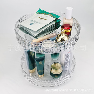 Nuevo estante de almacenamiento giratorio de 360 grados, plataforma giratoria transparente Lazy Susan, estante de almacenamiento giratorio de 360 grados. - Product Image 4