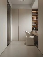 Dressing Moderne de Luxe Personnalisé, Armoire Intégrée Minimaliste, Meuble de Chambre à Coucher