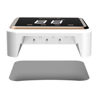 Lampe à ongles UV/LED sans fil professionnelle avec 30 perles et écran tactile intelligent-Séchoir à gel à durcissement rapide rechargeable pour salon et maison