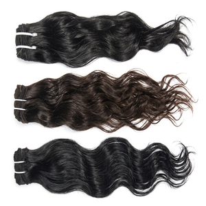 Extensiones de Cabello Humano Virgen Remy Indio al por Mayor, Tejido Doble a Máquina, Sin Caída, Sin Procesamiento Químico - Product Image 1