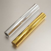Rouleau de film de transfert thermique DTF or et argent 60cm 100m en PET métallisé pour tissus, t-shirts et impression numérique DTF