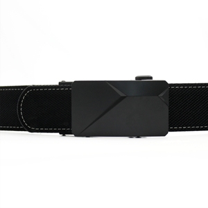 חגורת ניילון רשמית 1680D אריגה רגילה אבזם סגסוגת אוטומטי 3.5 ס\\\"מ לגברים איכות גבוהה פרימיום שחור 120 ס\\\"מ - Product Image 3