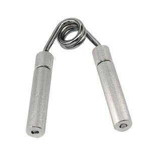 ที่จับเสริมความแข็งแรงของมือ เหล็กสีเงิน ปรับได้ 50-150 ปอนด์ สำหรับการฝึกออกกำลังกาย อุปกรณ์ออกกำลังกายข้อมือและแขน - Product Image 1