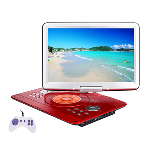 Lecteur DVD portable 16,9 pouces, écran pivotant rechargeable, USB/SD/AV, télécommande et manette de jeu pour les voyages en voiture, les enfants et le divertissement à domicile - Product Image 5