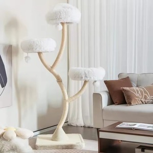 Piattaforma per Gatti a 3 Livelli a Forma di Nuvola, Moderna, per Ordini all'Ingrosso per Negozi di Animali e Distributori - Product Image 2
