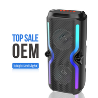 Altavoz Portátil ZQS3218 de Fábrica, Altavoz Inalámbrico Bluetooth de 3 Pulgadas con Bajos para el Hogar/Exterior