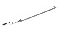 Lampu LED Modern 220V AC Aluminium untuk Bawah Kabinet dengan Sakelar Sentuh On/Off, Dapat Disambungkan untuk Penggunaan Dapur