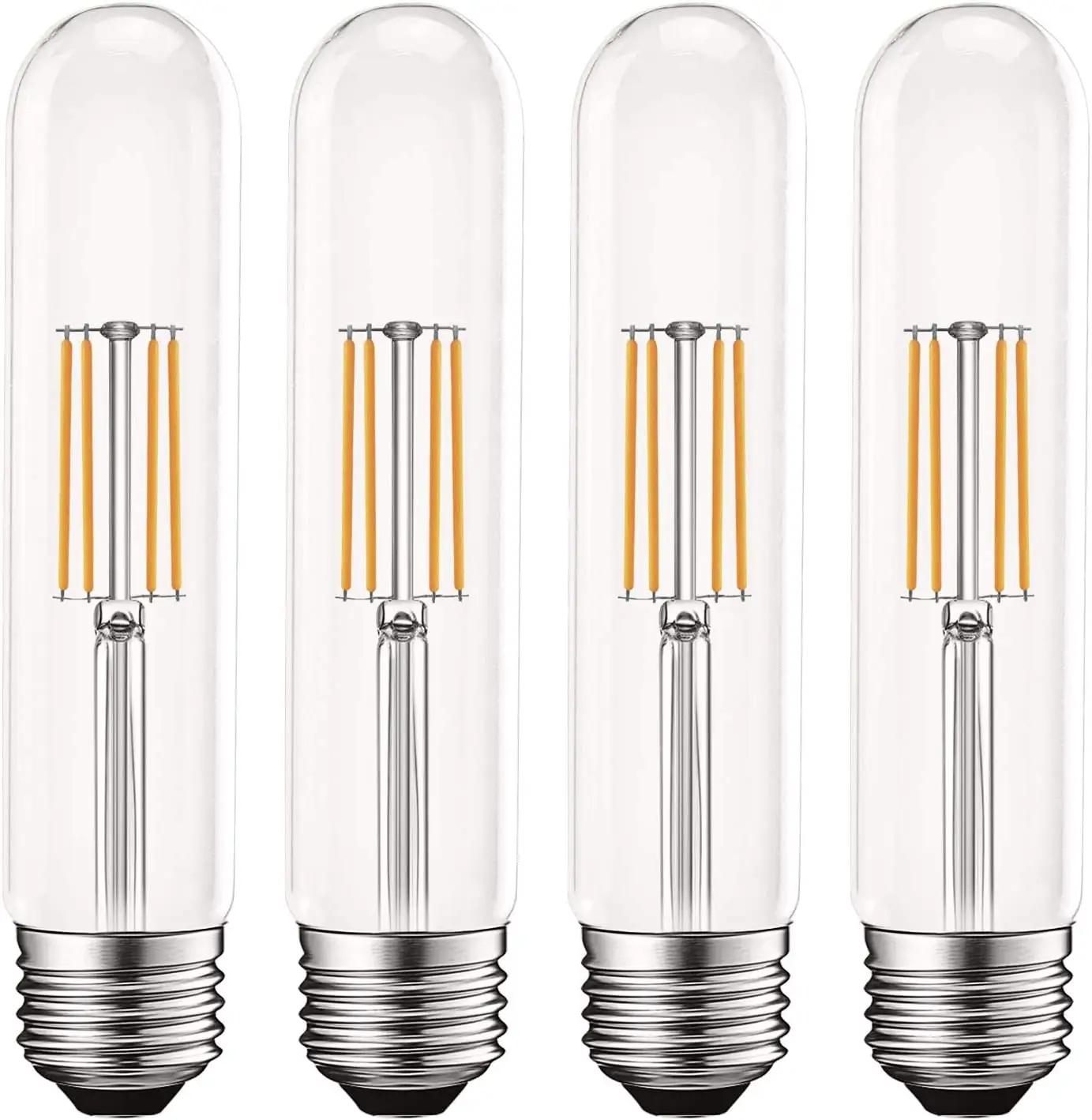 Bombillas de tubo LED Vintage T9, equivalente a 60W, 2700K, blanco cálido, 550 lúmenes, regulable, Edison, Tubular, 5W