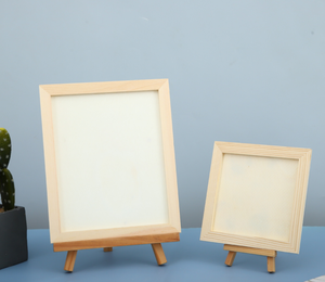 Cadre photo en bois pour adultes et adolescents Cadre photo en argile Fourniture d'art vide pour peinture pour adultes et adolescents - Product Image 4