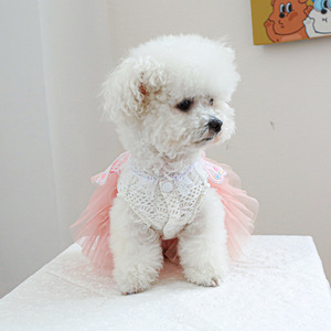PETCIRCLE Ropa para Mascotas, Trajes para Perros y Gatos, Linda Falda de Tul con Diseño de Mariposa y Hada - Product Image 4