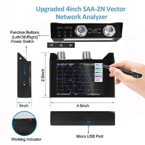 NanoVNA SAA-2N VNA 안테나 분석기 메탈 케이스 4 인치 디스플레이 50KHz -<span class=keywords><strong>3GHz</strong></span> 벡터 네트워크 분석기, HF VHF UHF 나노 VNA - Product Image 5